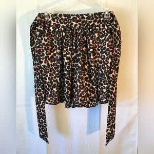 WHO WHAT WEAR (M)Leopard Print Women's Skirt